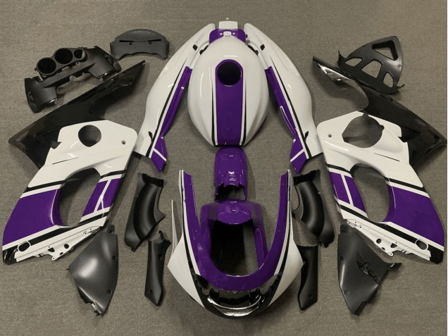 Carenados Moto Yamaha YZF600R Thundercat 1996-2007 - Blanco Púrpura Negro Fabricantes