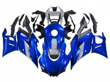 Carenados Moto Yamaha YZF R3/R25 2019-2021 - Azul Gris Negro Fabricantes
