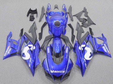Carenados Moto Yamaha YZF R3/R25 2019-2021 - Azul Blanco Negro MoviStar Fabricantes
