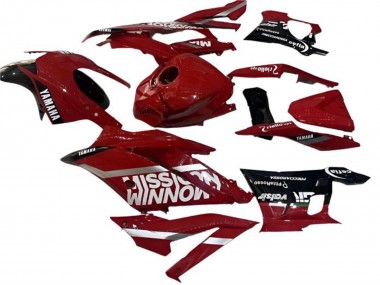 Carenados Moto Yamaha YZF R3/R25 2022-2024 - Rojo Negro Valsir Fabricantes