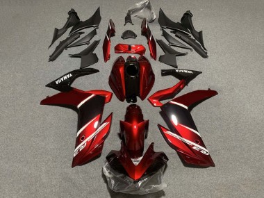 Carenados Moto Yamaha YZF R3/R25 2022-2024 - Rojo Blanco Negro Brillante Fabricantes