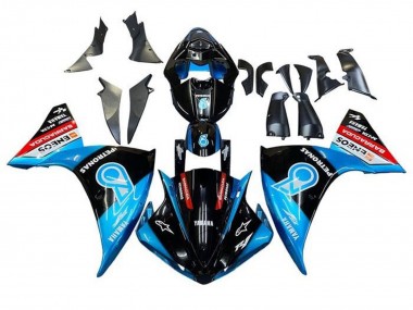 Carenados Moto Yamaha YZF 1000 R1 2009-2011 - Negro Azul Claro Rojo Petronas Fabricantes