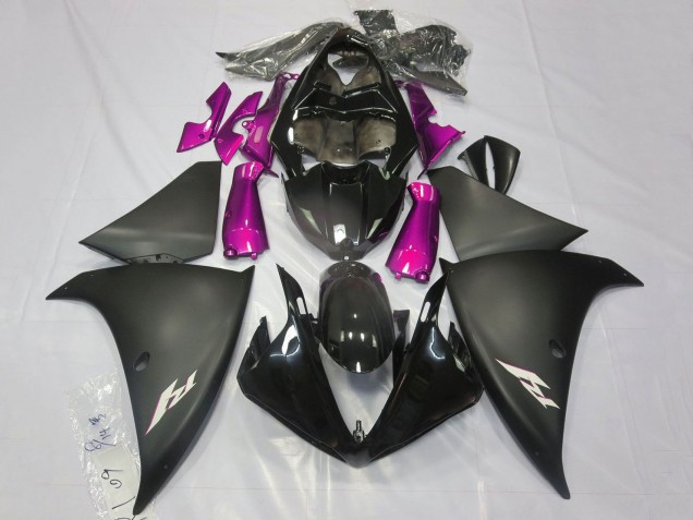 Carenados Moto Yamaha YZF 1000 R1 2009-2011 - Negro Brillante Negro Mate Rosa Fabricantes
