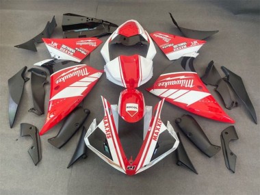Carenados Moto Yamaha YZF 1000 R1 2009-2011 - Blanco Rojo Negro Milwaukee Fabricantes