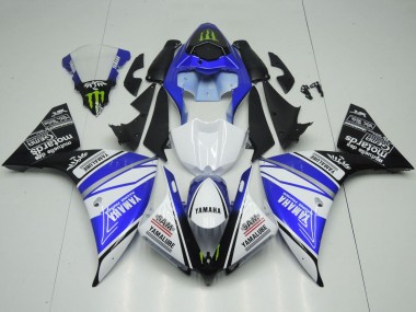 Carenados Moto Yamaha YZF 1000 R1 2012-2014 - Blanco Azul Negro Verde Monstruo Yamalube Fabricantes