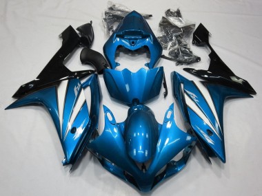 Carenados Moto Yamaha YZF 1000 R1 2007-2008 - Azul Blanco Negro Fabricantes