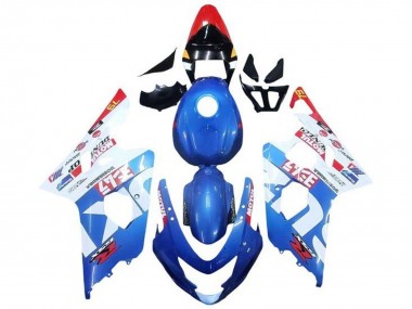 Carenados Moto Suzuki GSXR 600 / GSXR 750 2004-2005 - Azul Blanco Rojo Motul Fabricantes