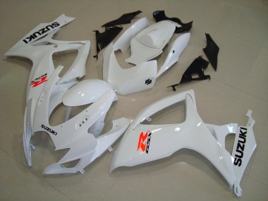 Carenados Moto Suzuki GSXR 600 / GSXR 750 2004-2005 - Blanco Rojo Negro Fabricantes