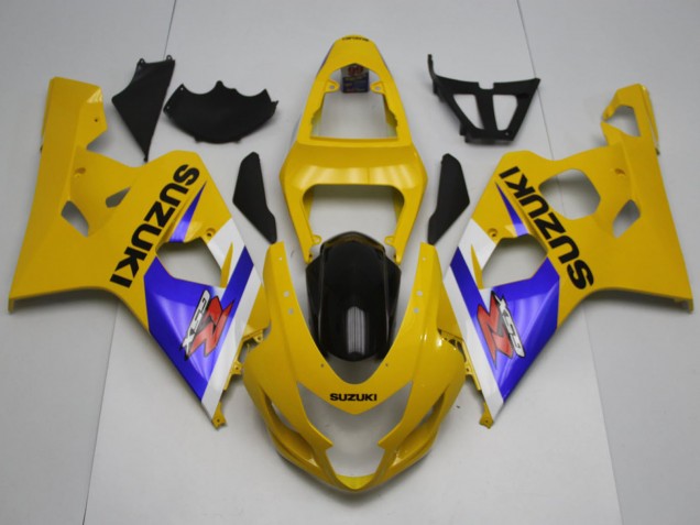 Carenados Moto Suzuki GSXR 600 / GSXR 750 2004-2005 - Amarillo Blanco Azul Negro Fabricantes
