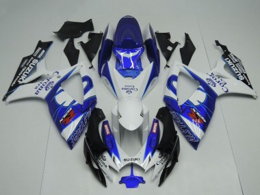 Carenados Moto Suzuki GSXR 600 / GSXR 750 2006-2007 - Blanco Azul Negro Corona Extra Motul Fabricantes