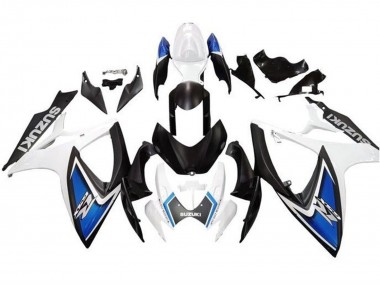 Carenados Moto Suzuki GSXR 600 / GSXR 750 2006-2007 - Blanco Azul Negro Mate Fabricantes