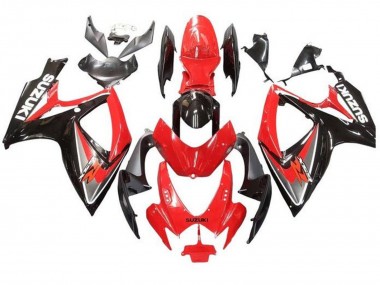 Carenados Moto Suzuki GSXR 600 / GSXR 750 2006-2007 - Rojo Gris Negro Brillante Fabricantes