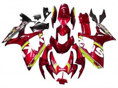 Carenados Moto Suzuki GSXR 600 / GSXR 750 2006-2007 - Rojo Amarillo Blanco Negro Fabricantes