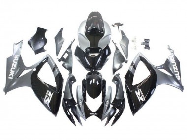 Carenados Moto Suzuki GSXR 600 / GSXR 750 2006-2007 - Plata Negro Brillante Blanco Fabricantes