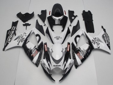 Carenados Moto Suzuki GSXR 600 / GSXR 750 2006-2007 - Blanco Negro Rojo Corona Extra Motul Alstare Fabricantes