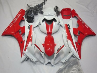 Carenados Moto Yamaha YZF R6 2006-2007 - Blanco Rojo Motul Michelin Fabricantes