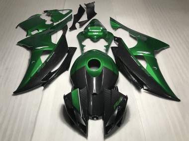Carenado Moto Yamaha YZF R6 2008-2016 - Verde FibraCarbono Estilo Fabricantes