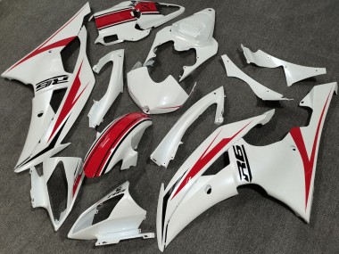 Carenado Moto Yamaha YZF R6 2008-2016 - Blanco Perla Rojo Fabricantes