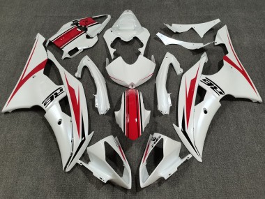 Carenado Moto Yamaha YZF R6 2008-2016 - Blanco Perla Rojo Fabricantes