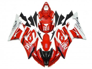 Carenados Moto Yamaha YZF R6 2008-2016 - Blanco Rojo Negro Fiat Fabricantes