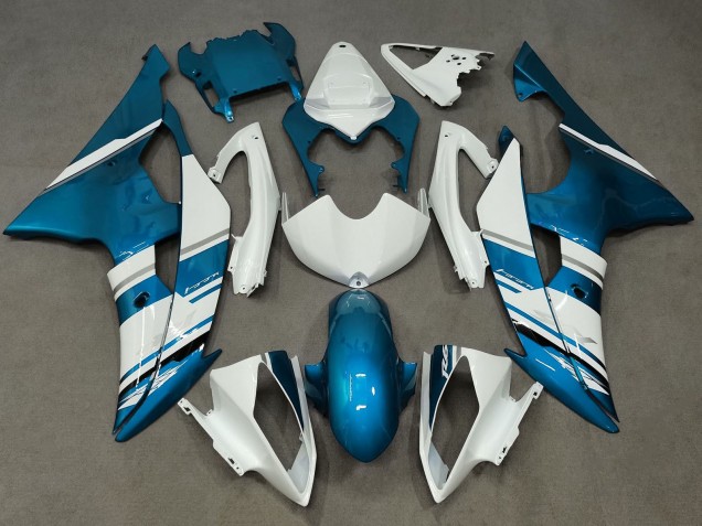 Carenado Moto Yamaha YZF R6 2008-2016 - Blanco Azul Fabricantes