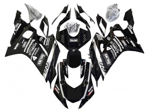 Carenados Moto Yamaha YZF R6 2017-2023 - Negro Blanco Ohlins Fabricantes