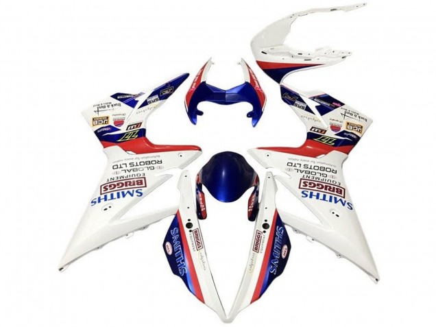 Carenados Moto Triumph Daytona 675 Triple 2013-2016 - Blanco Rojo Azul Smiths Fabricantes