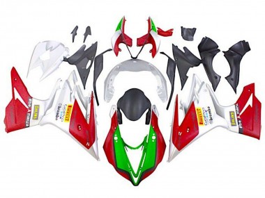 Carenados Moto Triumph Daytona 675 Triple 2013-2016 - Blanco Rojo Verde Fabricantes