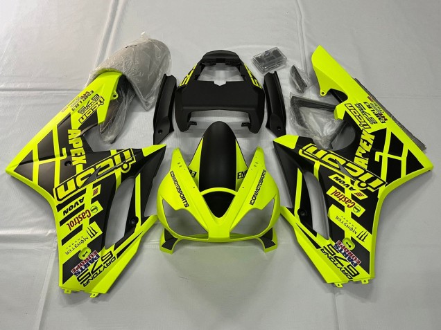 Carenados Moto Triumph Daytona 675 Triple 2006-2008 - Amarillo Negro Mate Fabricantes