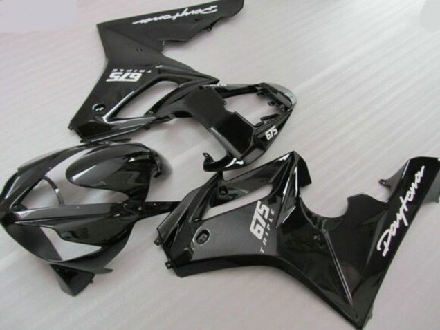 Carenados Moto Triumph Daytona 675 Triple 2006-2008 - Negro Brillante Negro Mate Fabricantes