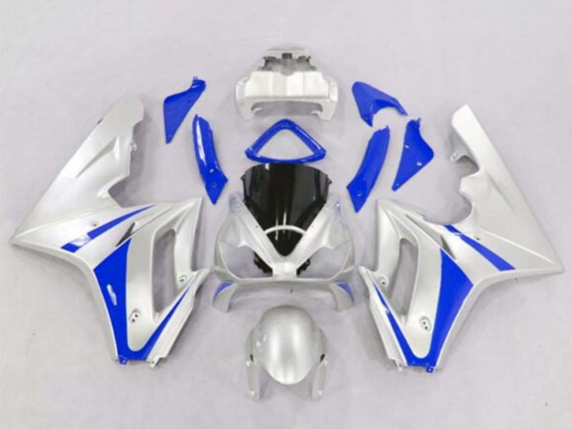 Carenados Moto Triumph Daytona 675 Triple 2006-2008 - Plata Azul Fabricantes