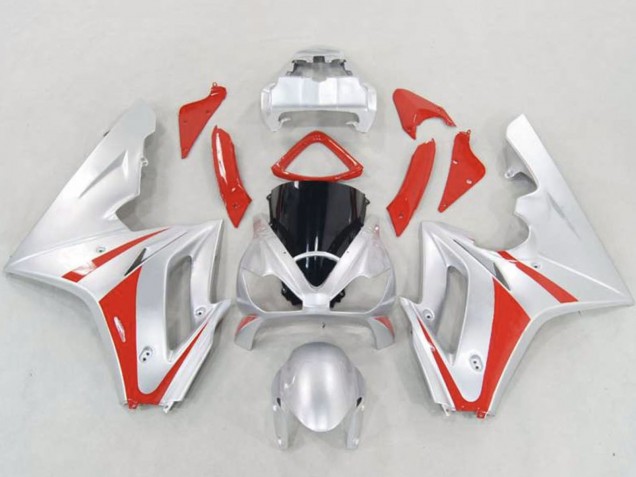 Carenados Moto Triumph Daytona 675 Triple 2006-2008 - Plata Rojo Fabricantes