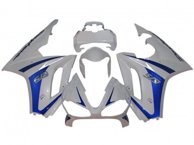 Carenados Moto Triumph Daytona 675 Triple 2009-2012 - Blanco Azul Fabricantes