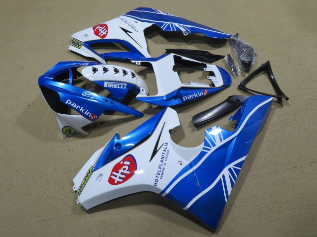 Carenados Moto Triumph Daytona 675 Triple 2009-2012 - Blanco Azul Hpi Fabricantes