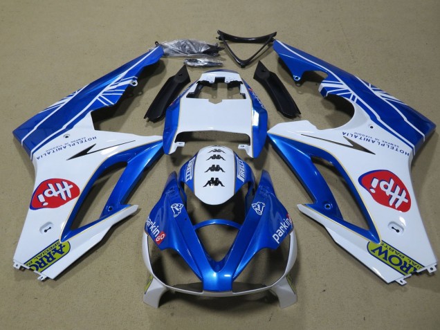 Carenados Moto Triumph Daytona 675 Triple 2009-2012 - Blanco Azul Hpi Fabricantes