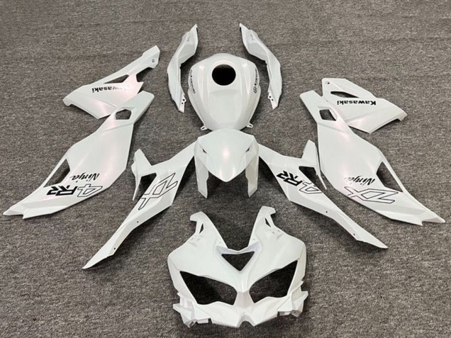 Carenados Moto Kawasaki ZX4R ZX-4RR 2019-2025 - Blanco Perla Negro Fabricantes