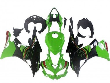 Carenados Moto Kawasaki ZX4R ZX-4RR 2019-2025 - Verde Negro Rojo Fabricantes