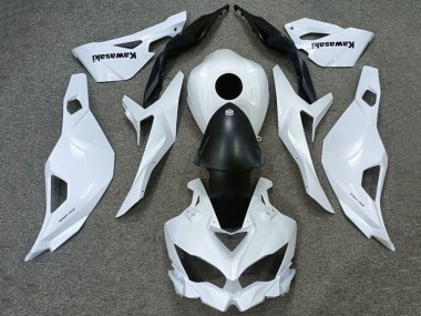 Carenados Moto Kawasaki ZX4R ZX-4RR 2019-2025 - Blanco Negro Mate Fabricantes