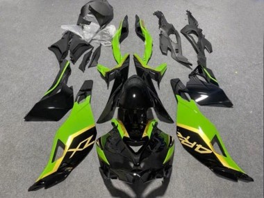 Carenados Moto Kawasaki ZX4R ZX-4RR 2019-2025 - Negro Brillante Verde Oro Fabricantes