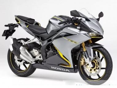 Carenados Moto Honda CBR250RR 2017-2022 - Plata Amarillo Negro Mate Fabricantes