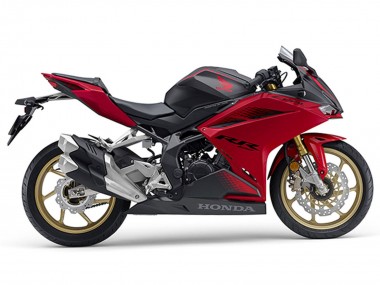 Carenados Moto Honda CBR250RR 2017-2022 - Rojo Negro Mate Fabricantes