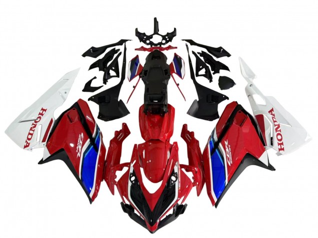 Carenados Moto Honda CBR250RR 2017-2022 - Rojo Azul Blanco Fabricantes