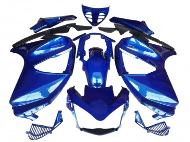 Carenados Moto Honda ST1300 2002-2016 - Azul Negro Mate Fabricantes