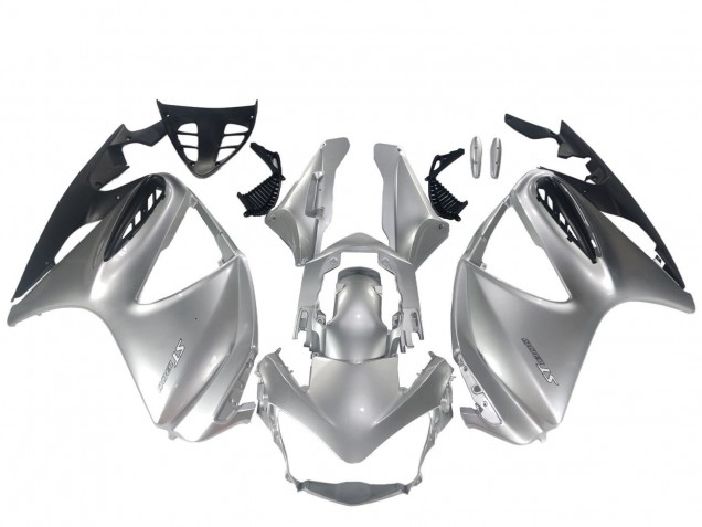 Carenado Moto Honda ST1300 2002-2016 - Plata Negro Mate Fabricantes