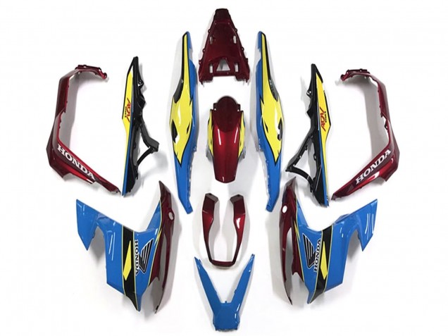 Carenados Moto Honda ADV150 2018-2021 - Azul Amarillo Rojo Fabricantes