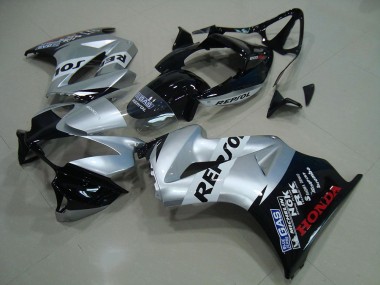 Carenado Moto Honda VFR 800 2002-2013 - Plata Negro Brillante Repsol Fabricantes