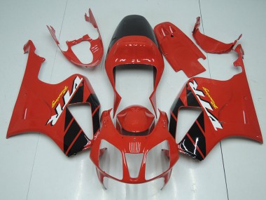 Kits Carenado Moto Honda VTR1000 2000-2006 - Rojo Negro Brillante Raya Fabricantes