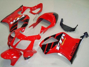 Carenados Moto Honda VTR1000 2000-2006 - Rojo Negro Raya Fabricantes