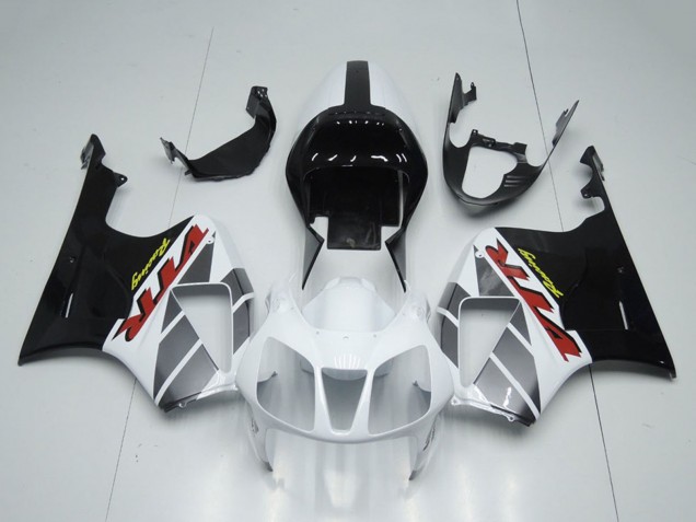 Carenados Moto Honda VTR1000 2000-2006 - Blanco Negro Brillante Fabricantes