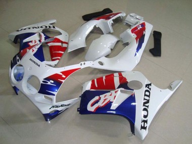 Carenados Moto Honda CBR250RR MC19 1988-1989 - Blanco Rojo Azul Fabricantes